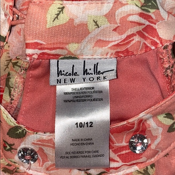 Girls Floral Maxi Dress with Shorts, Sz 10/12 - Picture 7 of 7